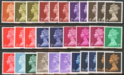 1967 Machin complete Set Of 31