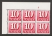 Postage Due Cylinder Blocks