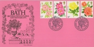 1976 Roses Cancelled by Bath Year of Rose on Official cover. Cat £40