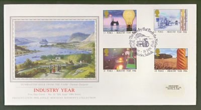 1986 Industry on PPS Silk cover with Wheatacre FDI