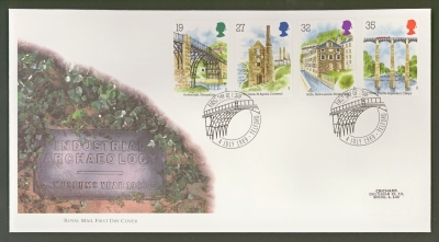 1989 Archaeocology on Post Office cover FDI Telford