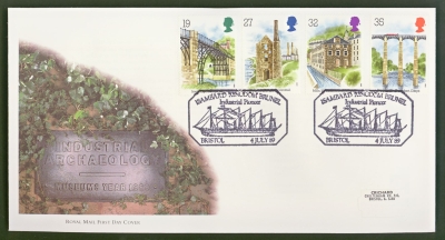 1989  Archaeocology on Post Office cover Bristol FDI