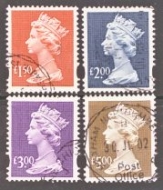 1999 High Value Machin set SG Y1800 - Y1803 Fine Used