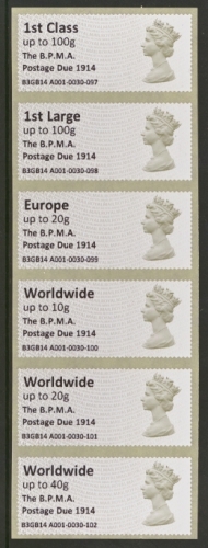 2014 BPMA Postage Due 1914