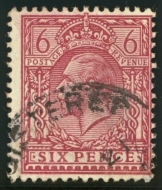 1912 6d Purple Perf 14 SG 385a