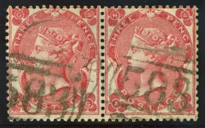 1862 3d Deep Carmine Rose SG 75