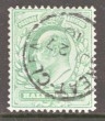 SG 218  ½d Yellowish Green