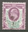 SG 222 1½d Slate Purple + Green