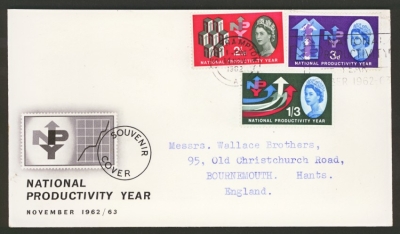 1962 NPY phosphor First Day Cover with Southampton NPY slogan