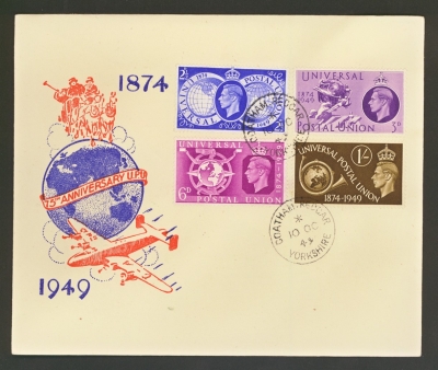 1949 UPU on Harris Strand FDC with CDS