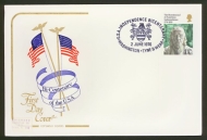 1976 U S  Bicentenary on Cotswold cover Washington FDI