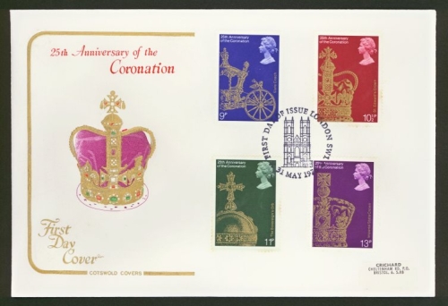 1978 Coronation on Cotswold cover London SW1 FDI