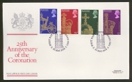 1978 Coronation on Post Office cover London SW1 FDI