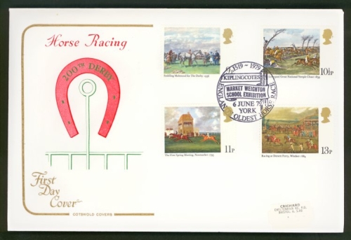 1979 Horse Racing on Cotswold cover Kiplingcotes FDI