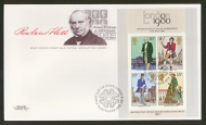 1979 Rowland Hill M/S on Post Office cover London-EC FDI