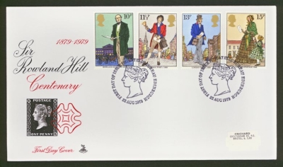 1979 Rowland Hill on Mercury cover Bureau FDI