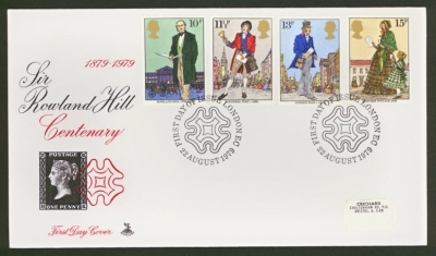 1979 Rowland Hill on Mercury cover London EC FDI