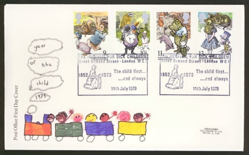 1979 Year of Child on Post Office cover Great Ormond St FDI