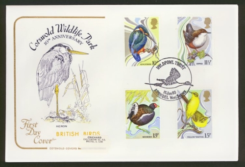 1980 Birds on Cotswold cover Arundel FDI