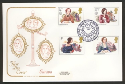 1980 Famous Women (Europa) on Cotswold cover International Society FDI