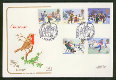 1990 Christmas on Cotswold cover Cambridge FDI