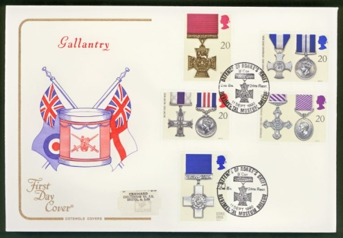 1990 Gallantry on Cotswold cover Rorkes Drift FDI