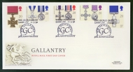 1990 Gallantry on Post Office cover George Cross London FDI