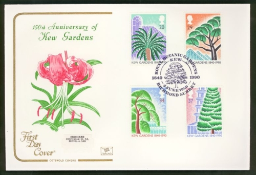 1990 Kew Gardens on Cotswold cover Royal Botanic Garden Kew Richmond FDI