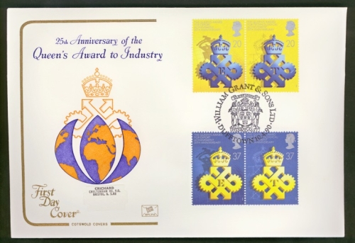 1990 Queens Award on Cotswold cover William Grant FDI