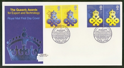 1990 Queens Award on Post Office cover Queens Award FDI