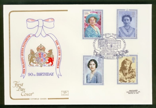 1990 Queens Birthday on Cotswold cover St Pauls Herts oval FDI