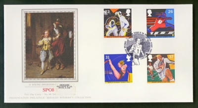 1991 Sport on PPS Silk cover Olympic Birmingham FDI