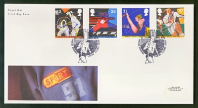 1991 Sport on Post Office cover Olymypic Birmingham FDI