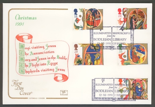 1991 Christmas on Cotswold cover Oxford FDI