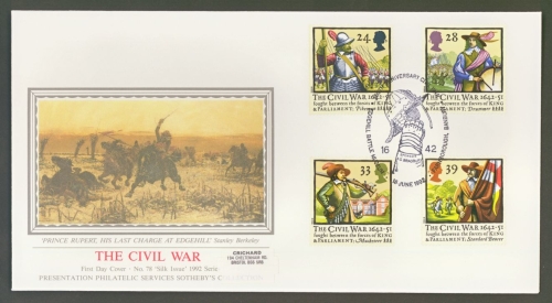 1992 Civil War on PPS Silk cover Farnborough FDI