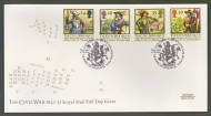 1992 Civil War on Post Office cover Barbican London FDI