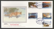 1992 Wintertime on PPS Silk cover Foxearth Suffolk FDI