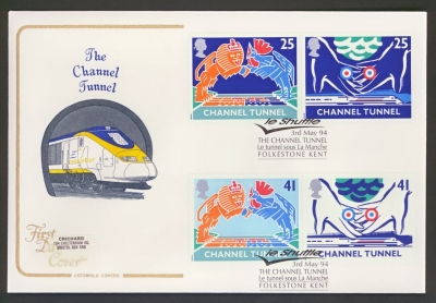 1994 Channel Tunnel on Cotswold cover Le Shuttle Folkestone FDI