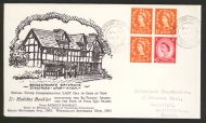 1963 30th Sept ½d + 2½d Booklet Pane Last Day of Issue