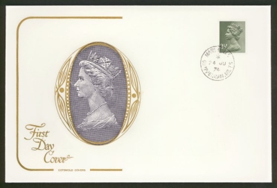 1974 24th June 3½p CB on Cotswold cover