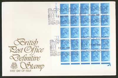 1980 10th Dec ½p PCP on Peter Scot cover Windsor FDI