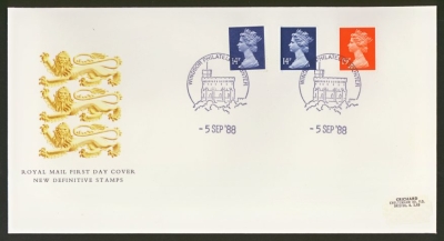 1988 5th Sept 14p + 19p New stamps on Post Office cover Windsor FDI