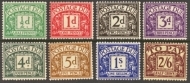 1937 King George V1 D27-34 Set of 8 U/M