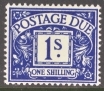 D17 1/- Blue M/M