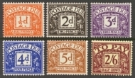 1952 Tudor Crown D40-45 Set of 6 M/M