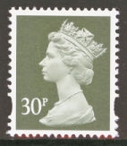 SG Y1694 30p Olive Grey 2 Bands