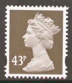 SG Y1717 43p Sepia 2 Bands