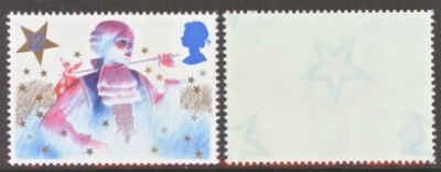 1303eu 1985 Xmas 12p stars