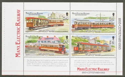 1993 Railway 24p info SG 559a