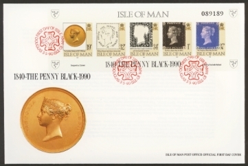 1990 Penny Black